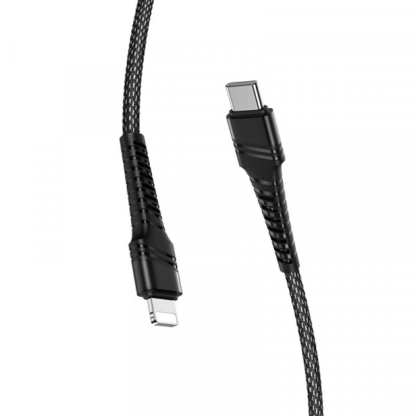  Borofone BU21 Dragon Lightning USB 1,2m Black (BU21CLB)