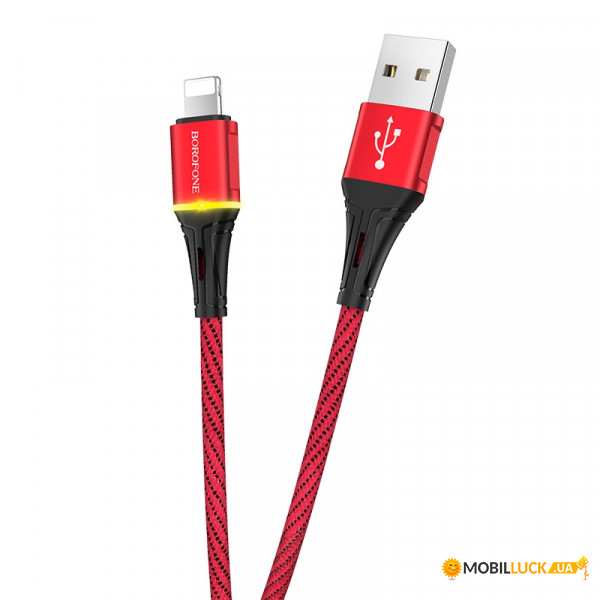  Borofone BU25 Glory Type-C USB 2.4 A 1,2m Red (BU25CR)