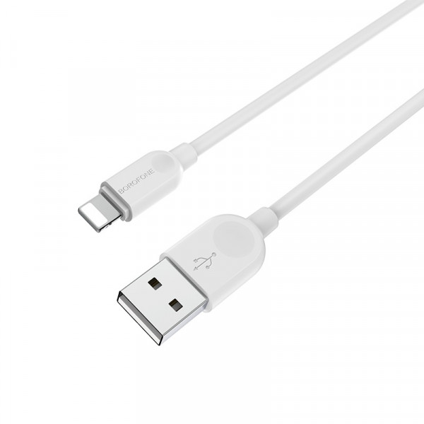  Borofone BX14 LinkJet Lightning USB 2.4 A 1m White (BX14L1W)