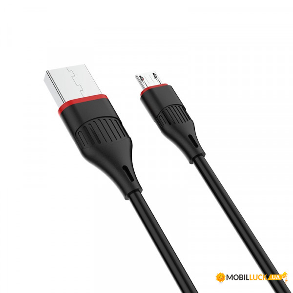  Borofone BX17 Enjoy USB -Micro USB 2 A 1 Black (BX17MB)