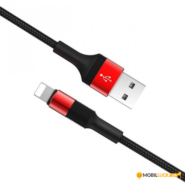  Borofone BX21-L USB - Lightning 1  Red