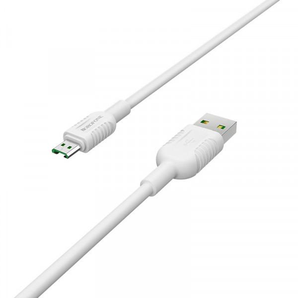  Borofone BX33 Billow microUSB USB 4 A 1,2m White (BX33MW)