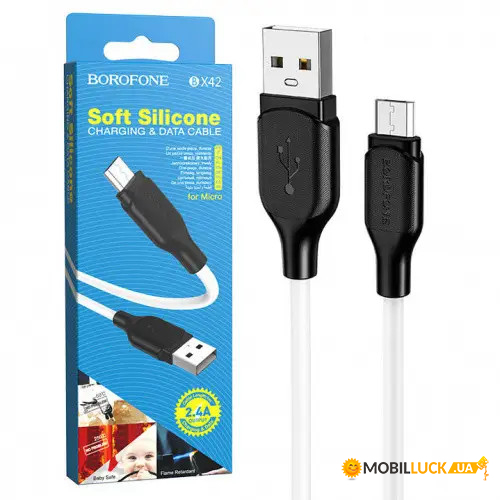  Borofone BX42-M USB - Micro USB 1 