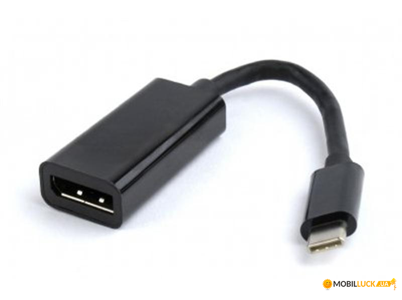  Type-C-DisplayPort Cablexpert 0.15m Black (A-CM-DPF-01)