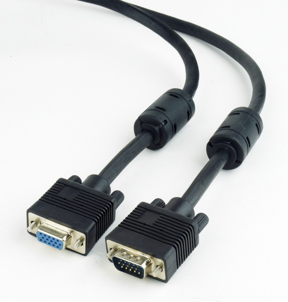  VGA-VGA Cablexpert  2- .  Cablexpert 1.8m Black (CC-PPVGAX-6B)