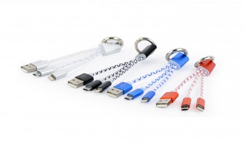  2  1 USB-Lightning-MicroUSB Cablexpert 0.1m  (CC-USB2-AM8PmB-01-MX)