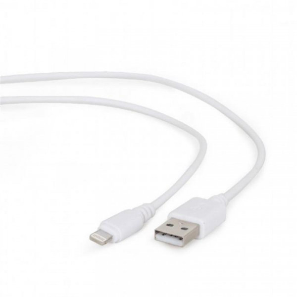  USB-Lightning Cablexpert 0.1m White (CC-USB2-AMLM-W-0.1M)