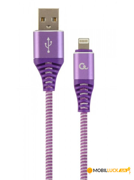  Cablexpert USB - Lightning  2.1 A 1  Violet (CC-USB2B-AMLM-1M-PW)