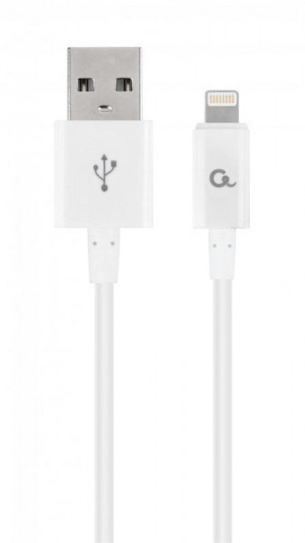  Cablexpert USB - Lightning  2.1 A 2  White (CC-USB2P-AMLM-2M-W)