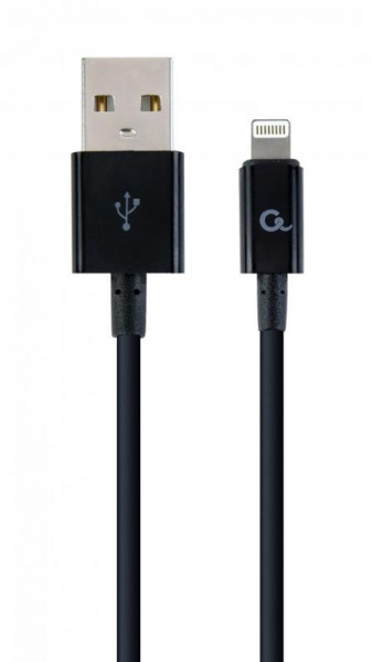  Cablexpert USB - Lightning 2.1 A  2  Black (CC-USB2P-AMLM-2M)