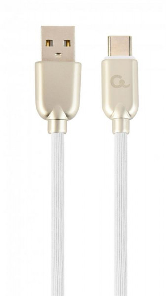  Cablexpert USB - Type-C 2.1 A 1  White (CC-USB2R-AMCM-1M-W)