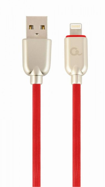  Cablexpert USB - Lightning 2.1 A, 2  Red (CC-USB2R-AMLM-2M-R)