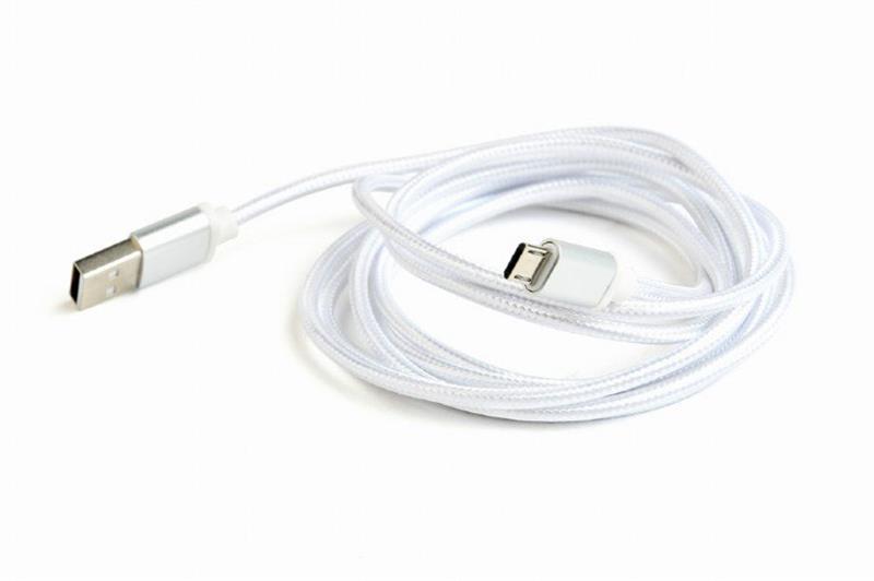  USB-MicroUSB Cablexpert 1.8m Silver (CCB-mUSB2B-AMBM-6-S)