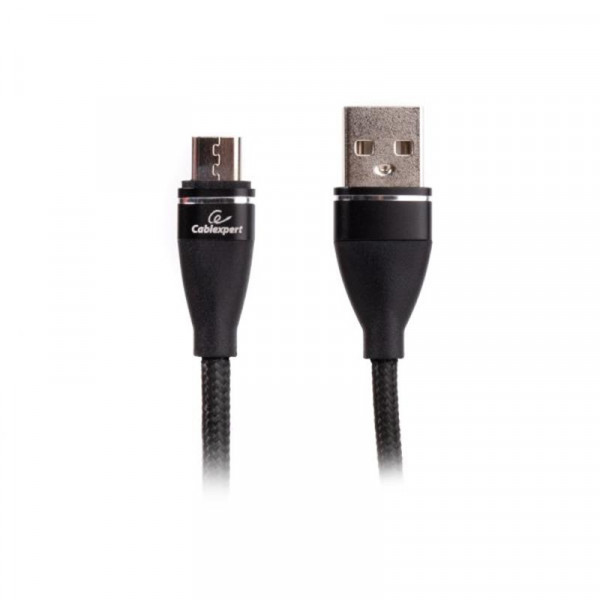  USB-MicroUSB Cablexpert  2.4A 1m Black (CCPB-M-USB-11BK)