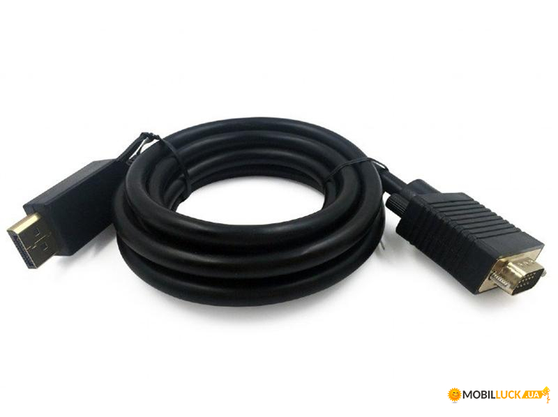  Cablexpert DisplayPort-VGA 5m Black