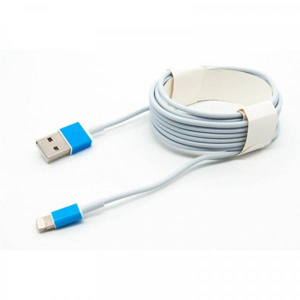  Dengos USB - Lightning 3  White (PLS-L-3M-WHITE)