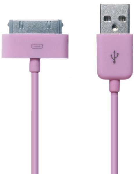  GOLF GC-01a High Speed iPhone4 cable 0.9m Pink #I/S