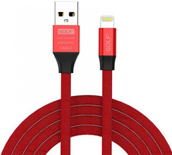  Golf GC-55I Lightning cable 1m Red