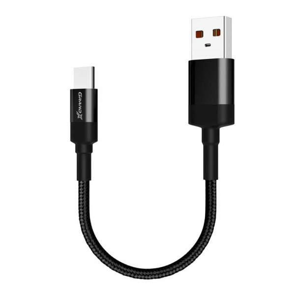  USB-Type-C Grand-X 0.2m Black (FM-20C)