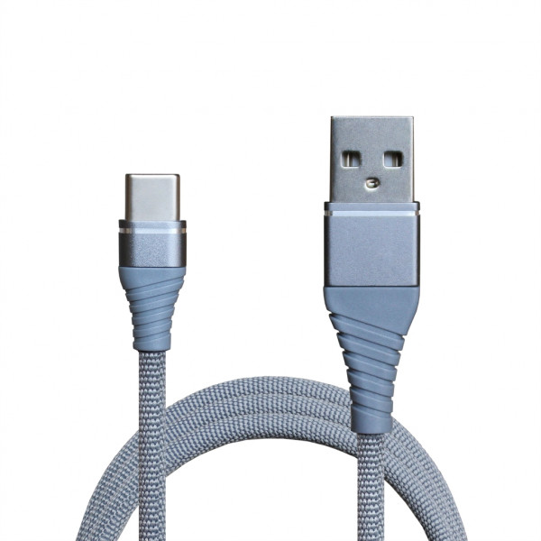  USB-Type-C Grand-X NC-012 1.2m 2 Grey (NC012GR)