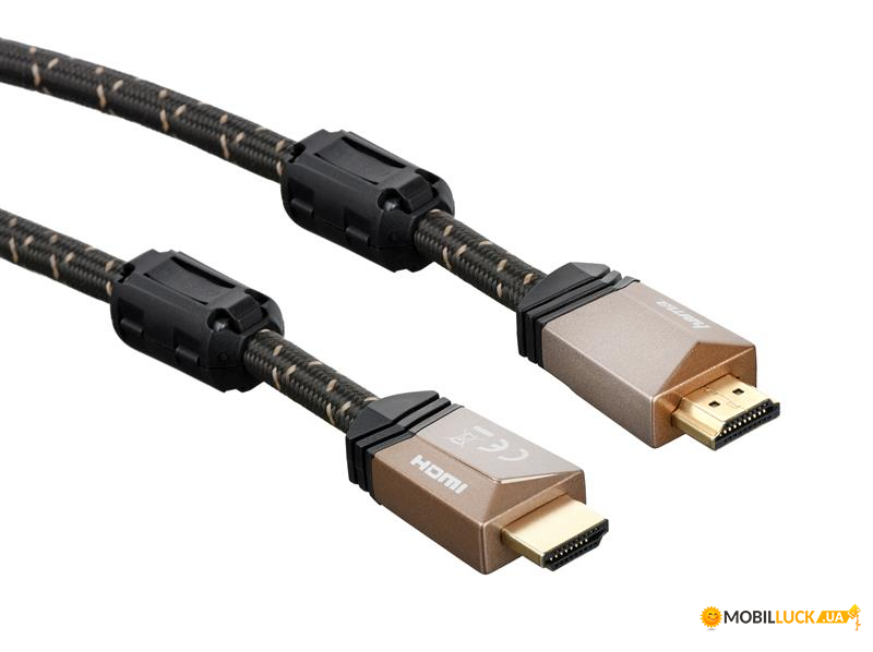  HDMI-HDMI Premium M/M Hama 0.75m Black (00122209)