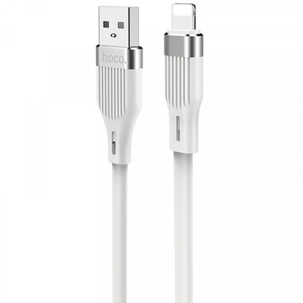  USB-Lightning Hoco U72 Forest Silicone 1.2m White