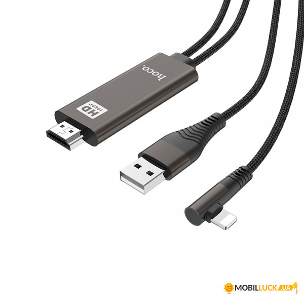  Hoco HDMI to Lightning UA14 |1080p| black