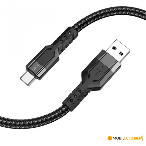  Hoco U110-T USB Type-C 1.2  Black