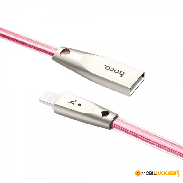  Hoco U9 Lightning USB (2.1A) (0.6m) Rose Gold (BS-000065271)