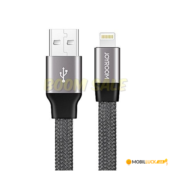  Joyroom S-M340 Lightning USB (2.1A) (1m) Silver