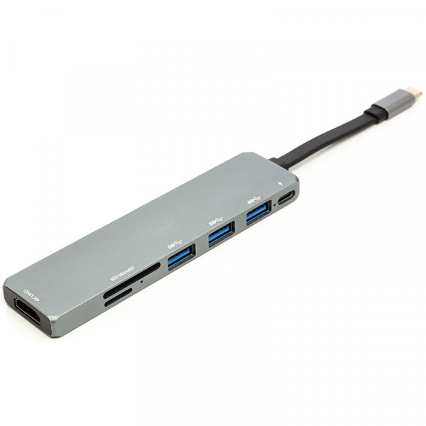  PowerPlant USB 3.1 Type-C - USB Hub, HDMI, Card Reader (SD, micro SD)