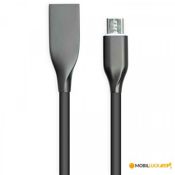  PowerPlant USB - Micro USB 2  Black (CA911233)