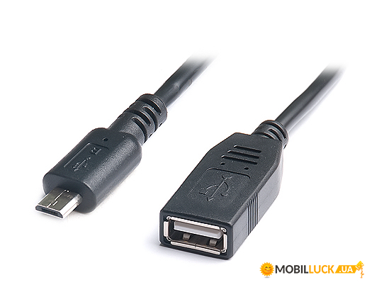  MicroUSB-OTG REAL-EL 0.1m Black (EL123500014)