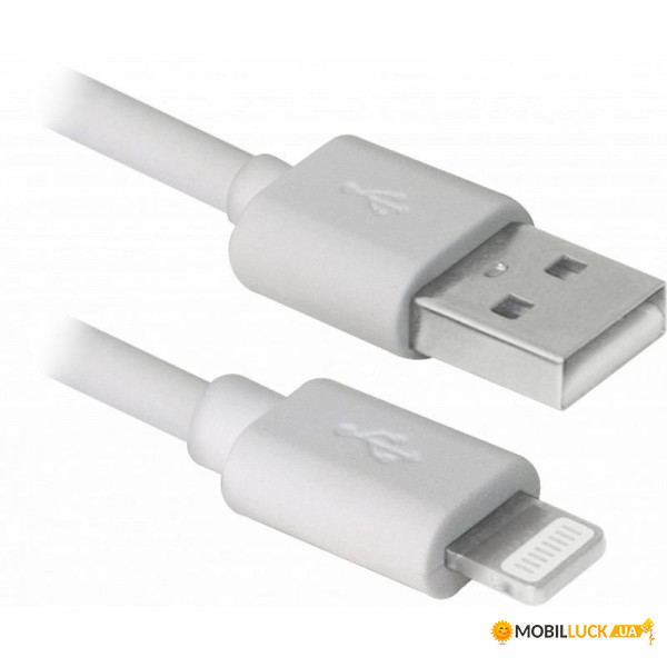  Real-El Rainbow USB-Lightning 1m White (4743304104703)