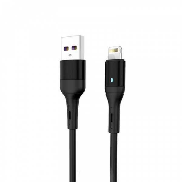  SkyDolphin S06L LED Smart Power USB - Lightning 1, Black (USB-000554)