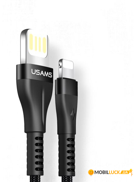  USB Usams Lightning U33 Black (US-SJ360)