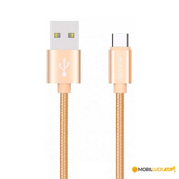  USB Type-C Usams US-SJ030 Braided Wire U-Knit 1m 