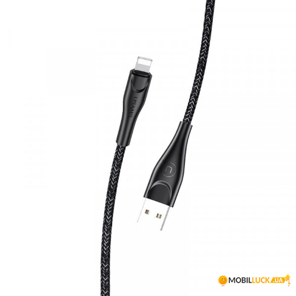  Usams USB Lightning 1m Black (SJ394USB01)