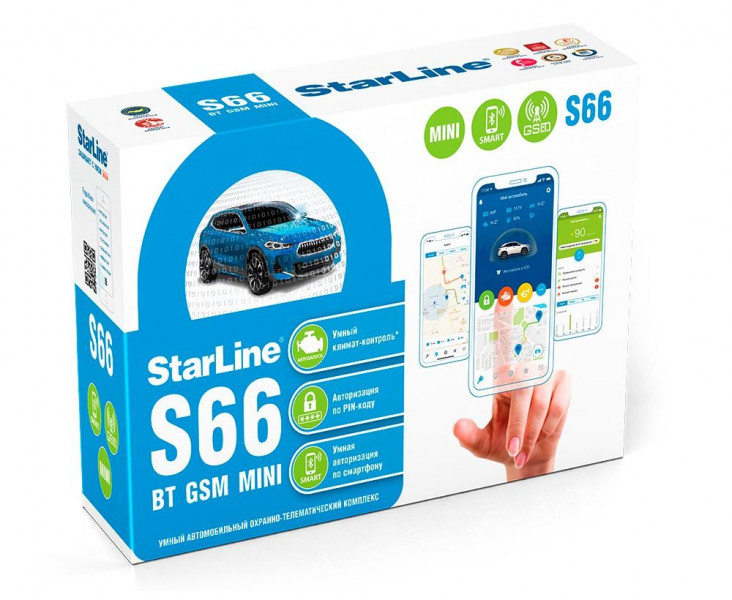  StarLine S66 BT Bluetooth 2CAN+2LIN