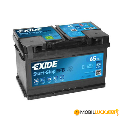   EXIDE START-STOP EFB 65A (EL652)