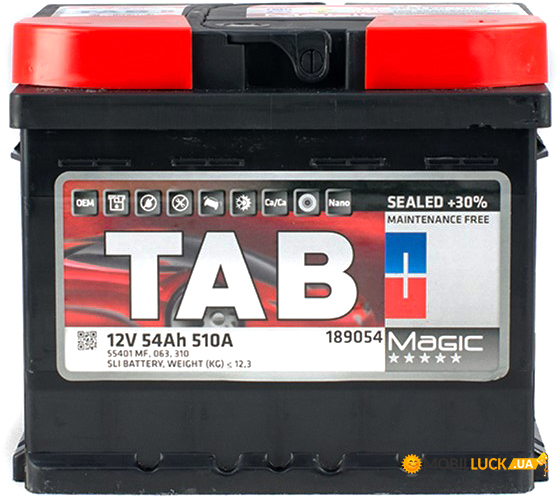   54 Ah/12V TAB Magic (0) Euro (189 054)