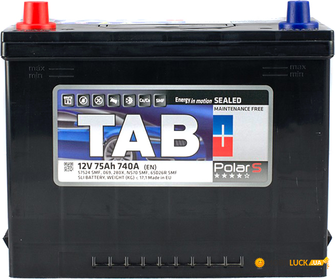   75 Ah/12V TAB Polar S (1) Japan (246 775)