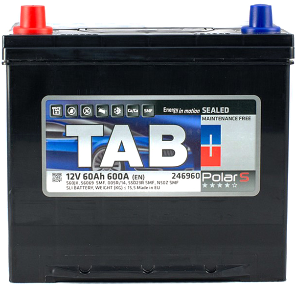   60 Ah/12V TAB Polar S (1) Japan (246 960)