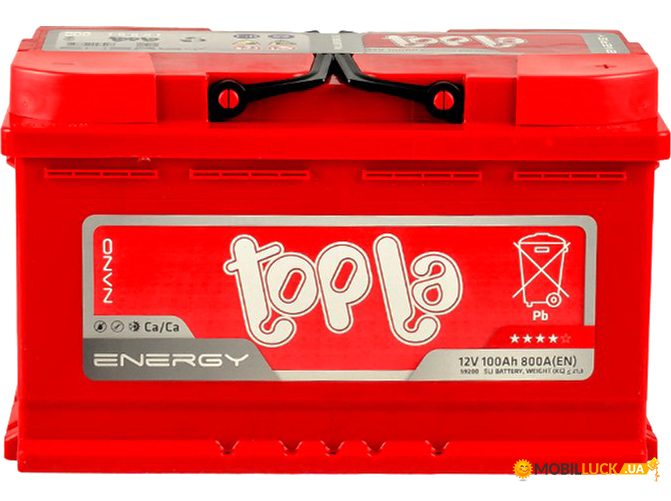   Topla 100Ah/12V Energy Euro (0) L4  (108 000)