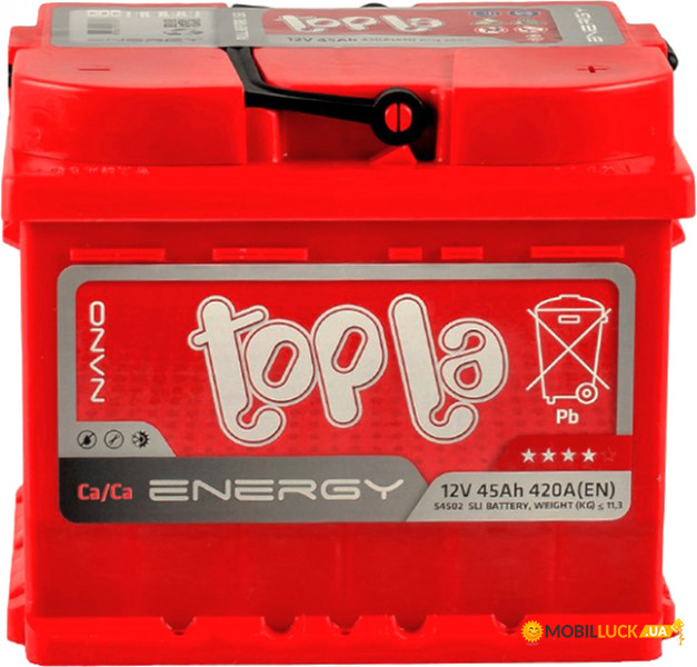   Topla 45Ah/12V Energy Euro (0) (108 045)