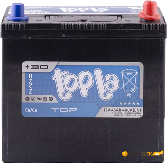   Topla 45 Ah/12V Top/Energy Japan Euro (0) min (118 245)