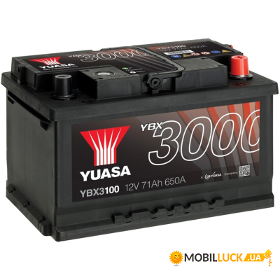   Yuasa 12V 71Ah SMF Battery (YBX3100)