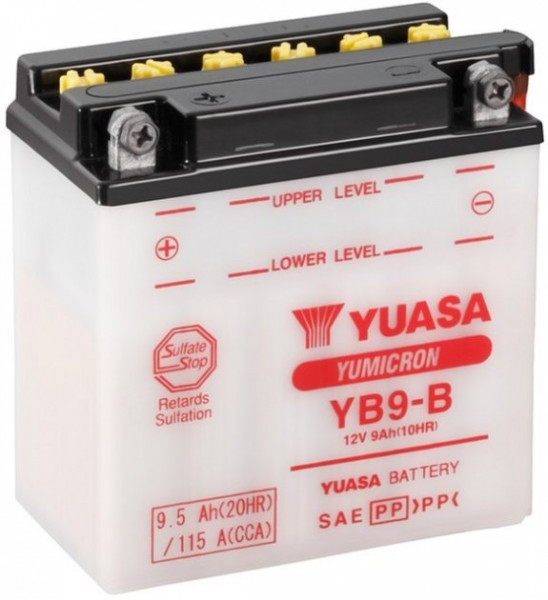   Yuasa 12V 9.5Ah YuMicron Battery YB9-B () (YB9-B)