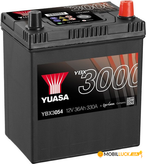  Yuasa SMF Battery 36 Ah 12V (0) (YBX3054)