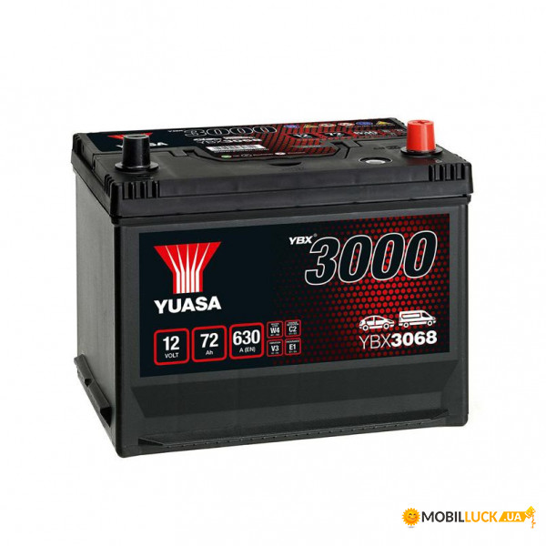   Yuasa 12V 72Ah SMF Battery Japan YBX3068